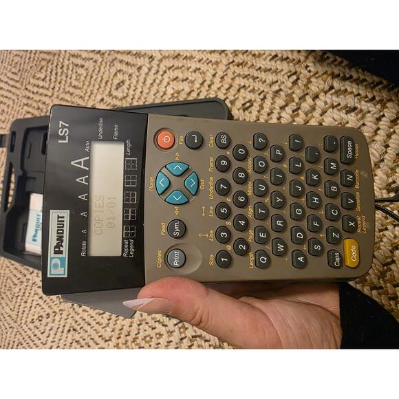 Panduit LS7 Handheld Thermal Transfer Label Printer Tested Works - Picture 7 of 16